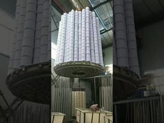 High Temperature Package Muff Hank Loose Fiber Yarn Dyeing Machine